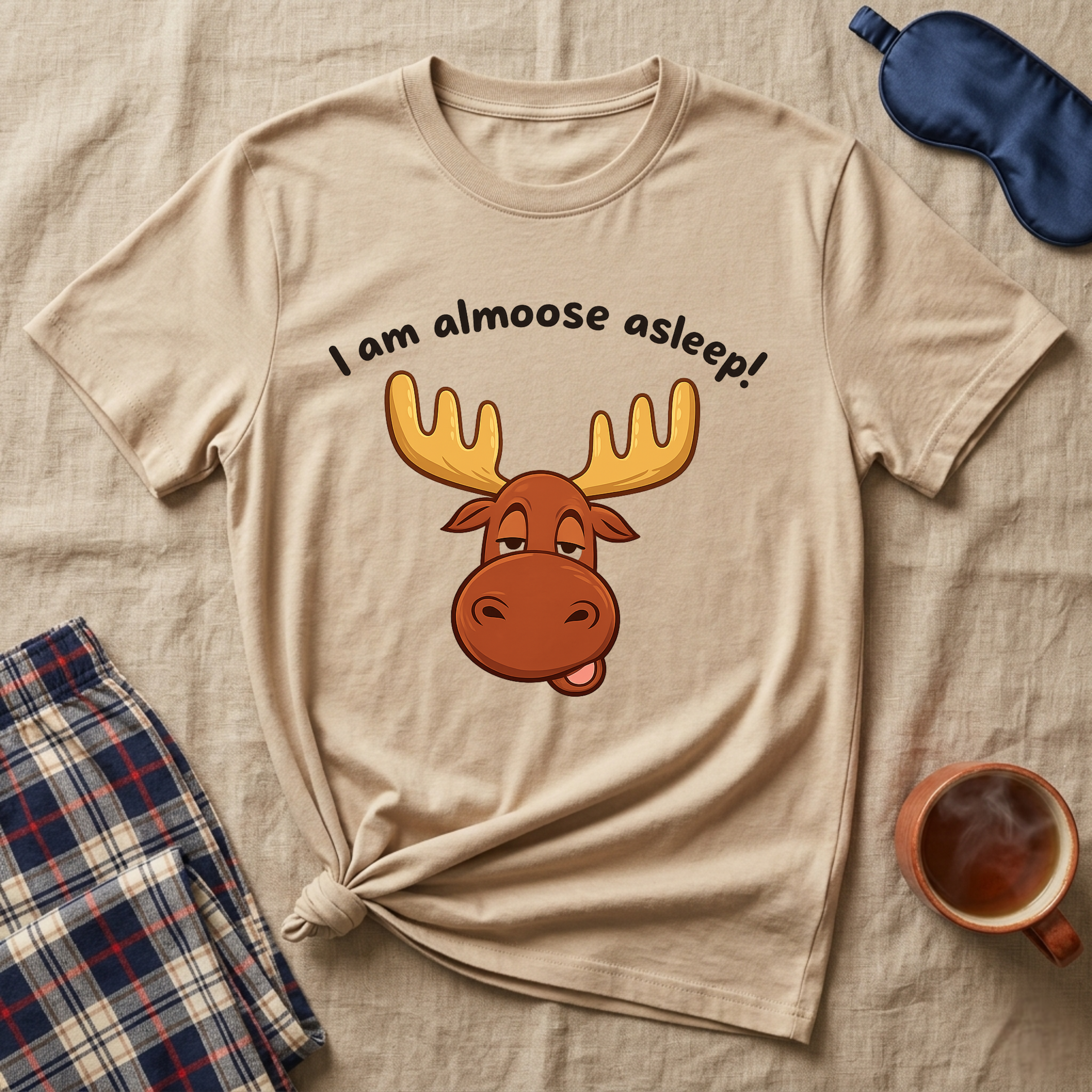 Almoose Asleep T-Shirt