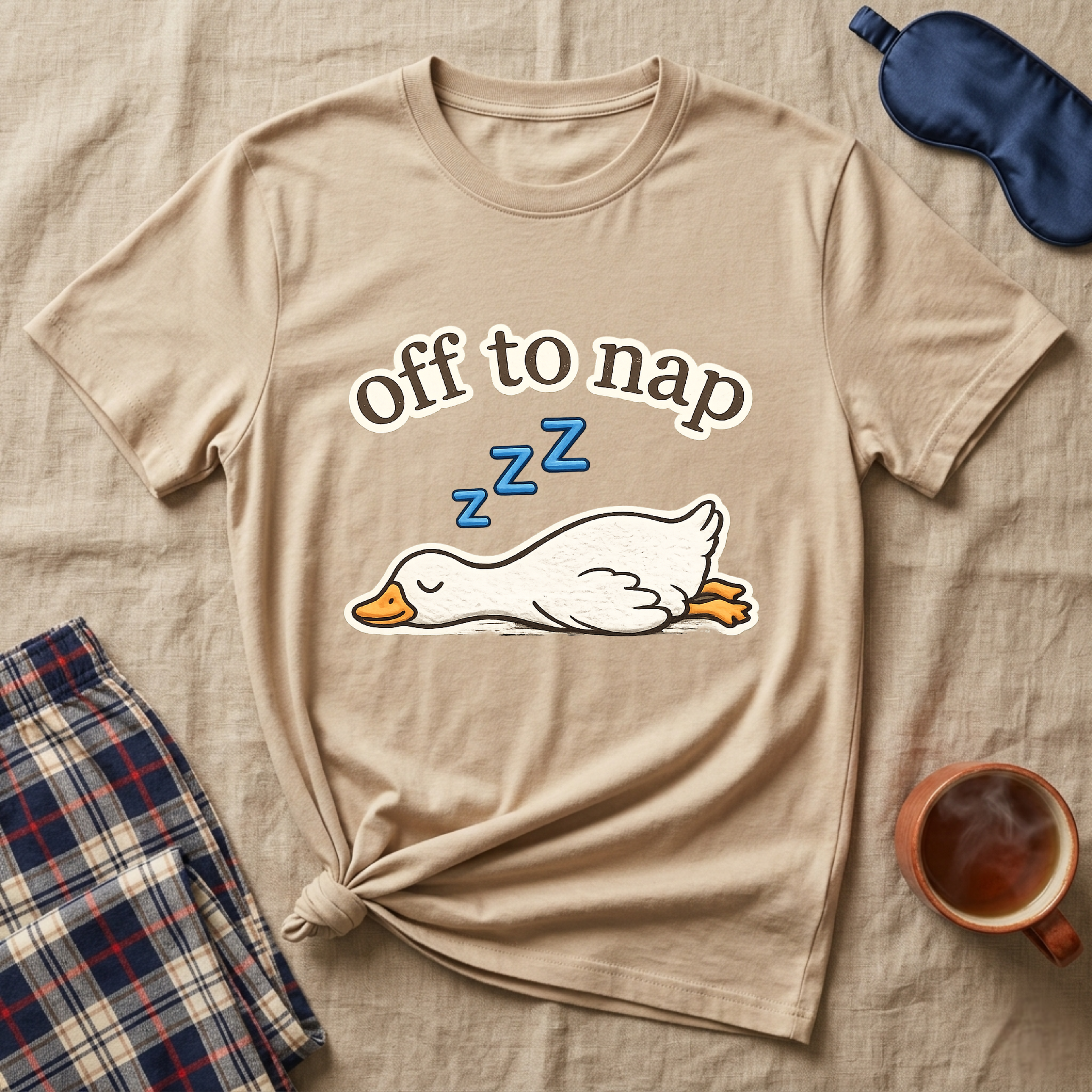 Off To Nap Goose T-Shirt