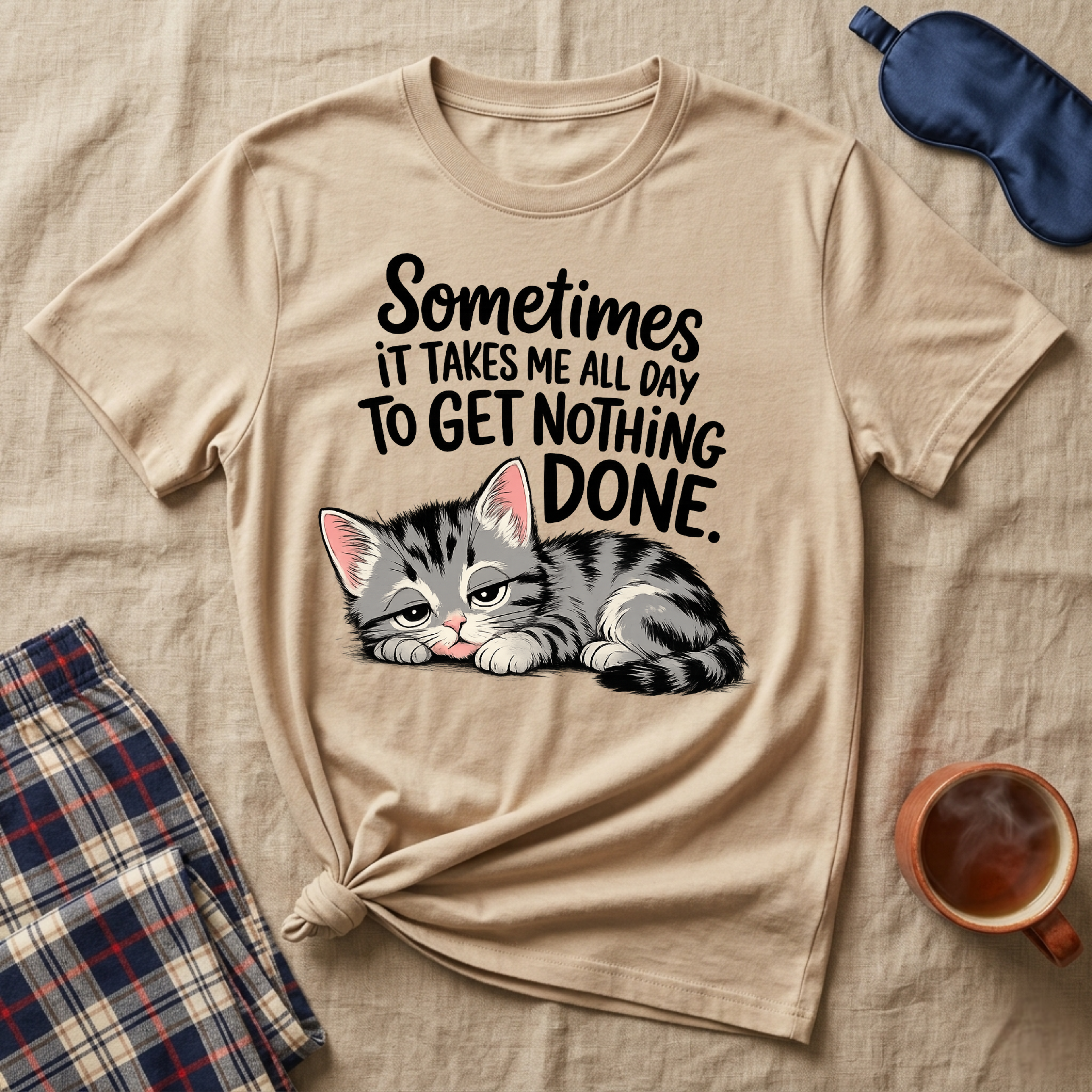 Get Nothing Done Sleepy T-Shirt
