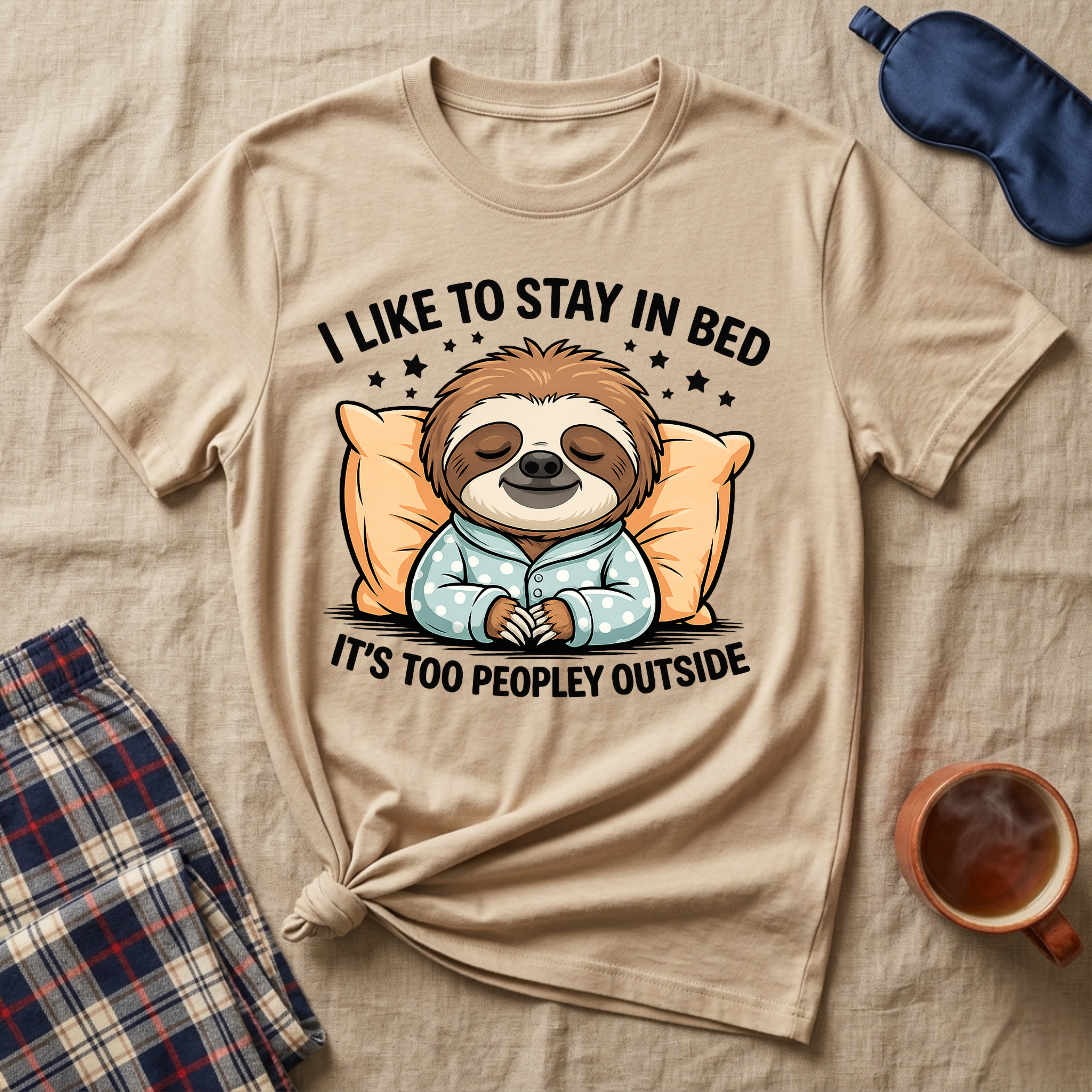 Like To Stay In Bed T-Shirt