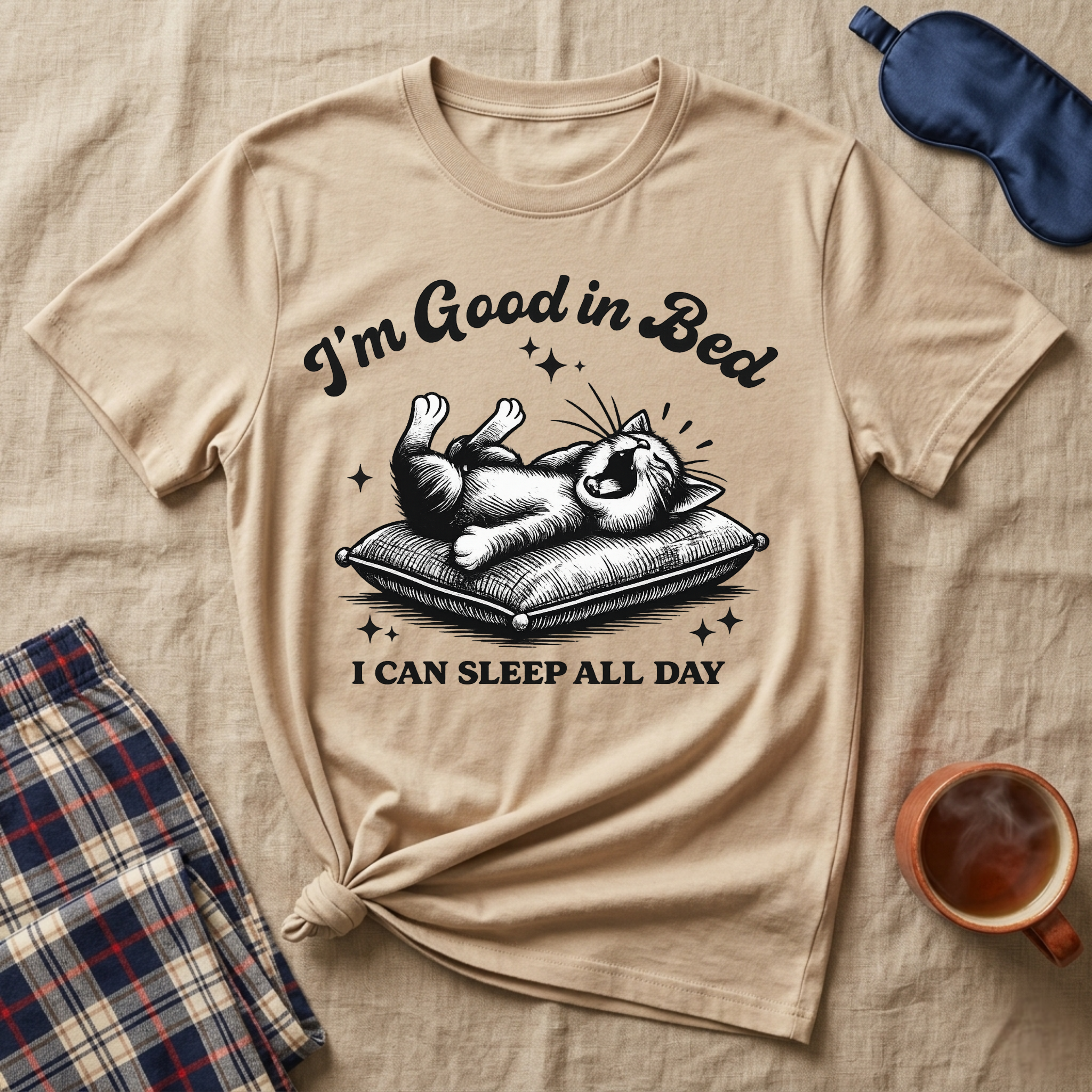 I'm Good In Bed Kitty T-Shirt