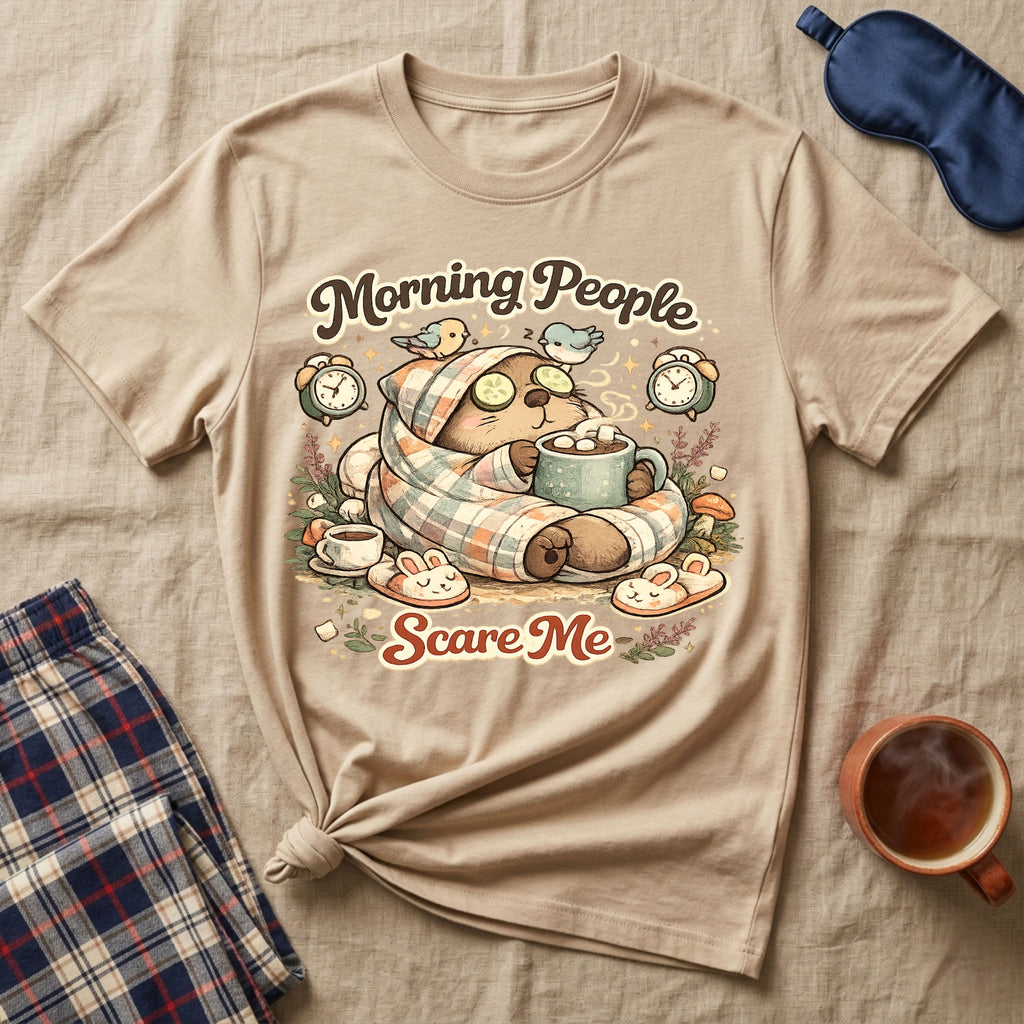 Morning People Scare Me T-Shirt