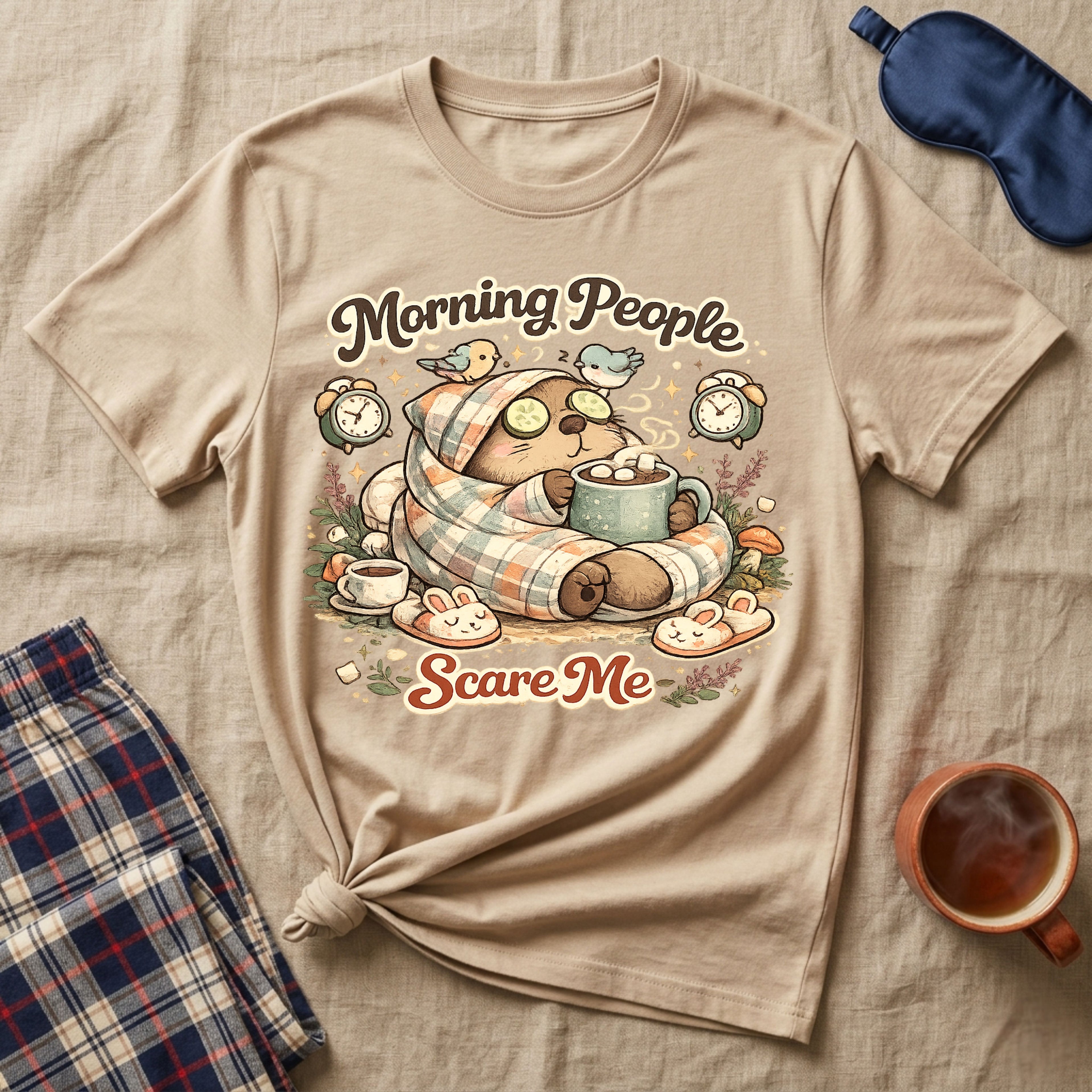 Morning People Scare Me T-Shirt