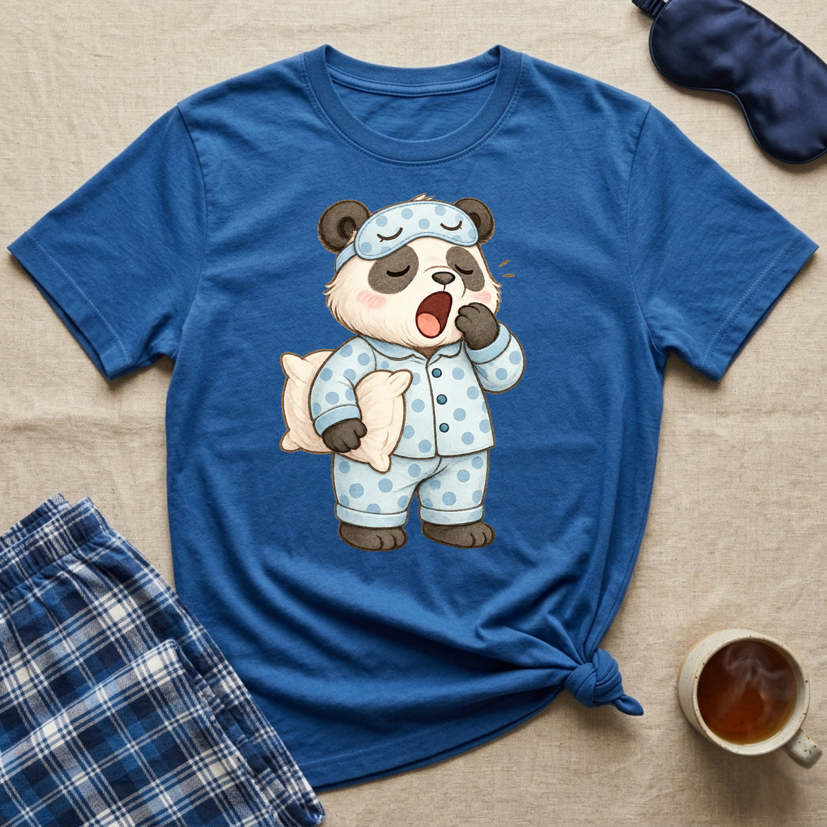 Sleepy Eyemask Panda T-Shirt