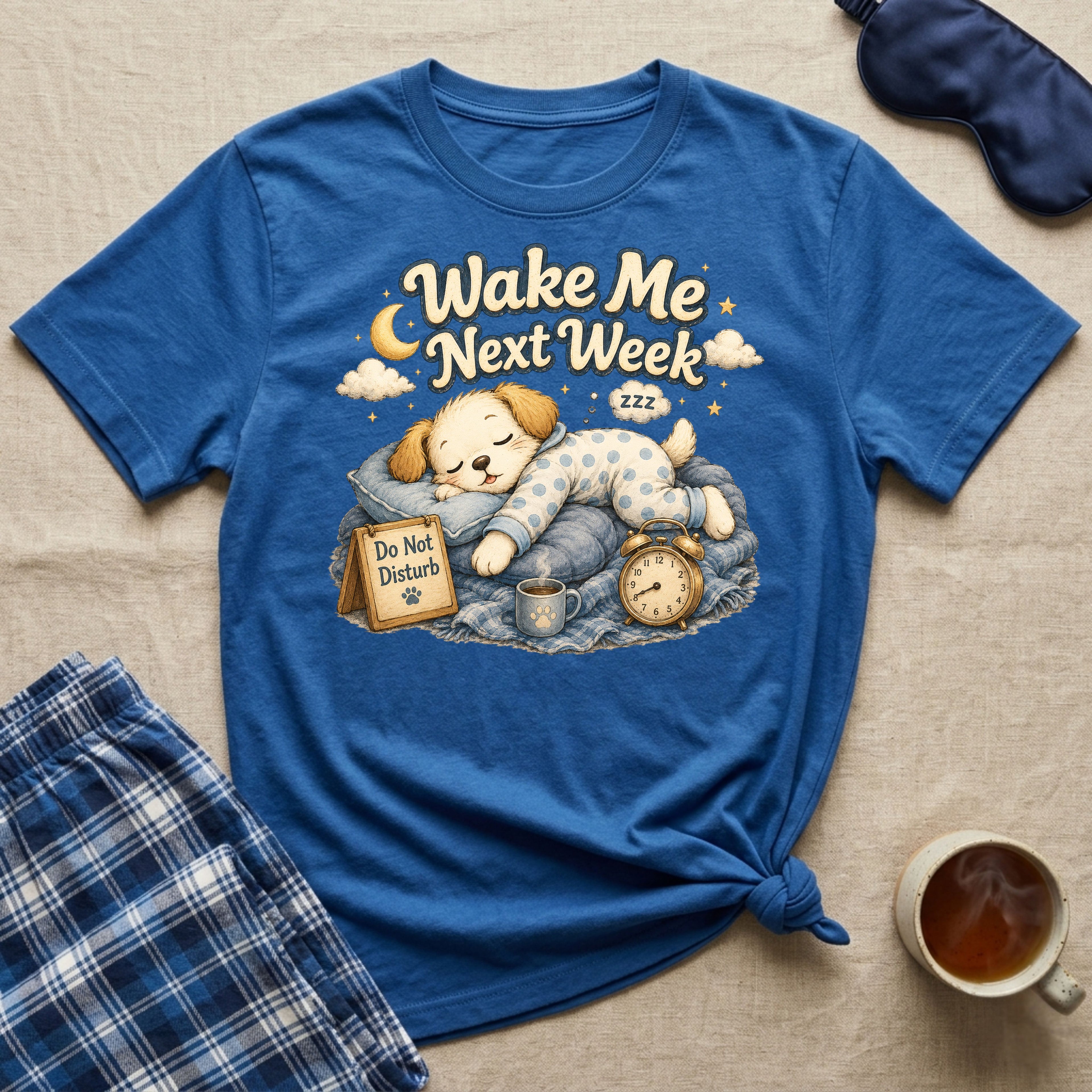 Wake Me Next Week Puppy T-Shirt