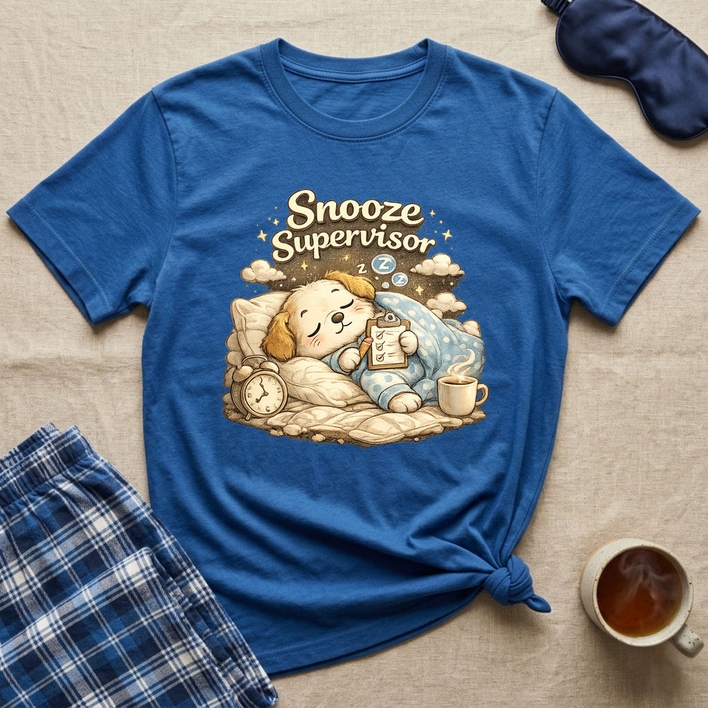 Snooze Supervisor Puppy T-Shirt