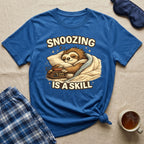 Snoozing Is A Skill Sloth T-Shirt