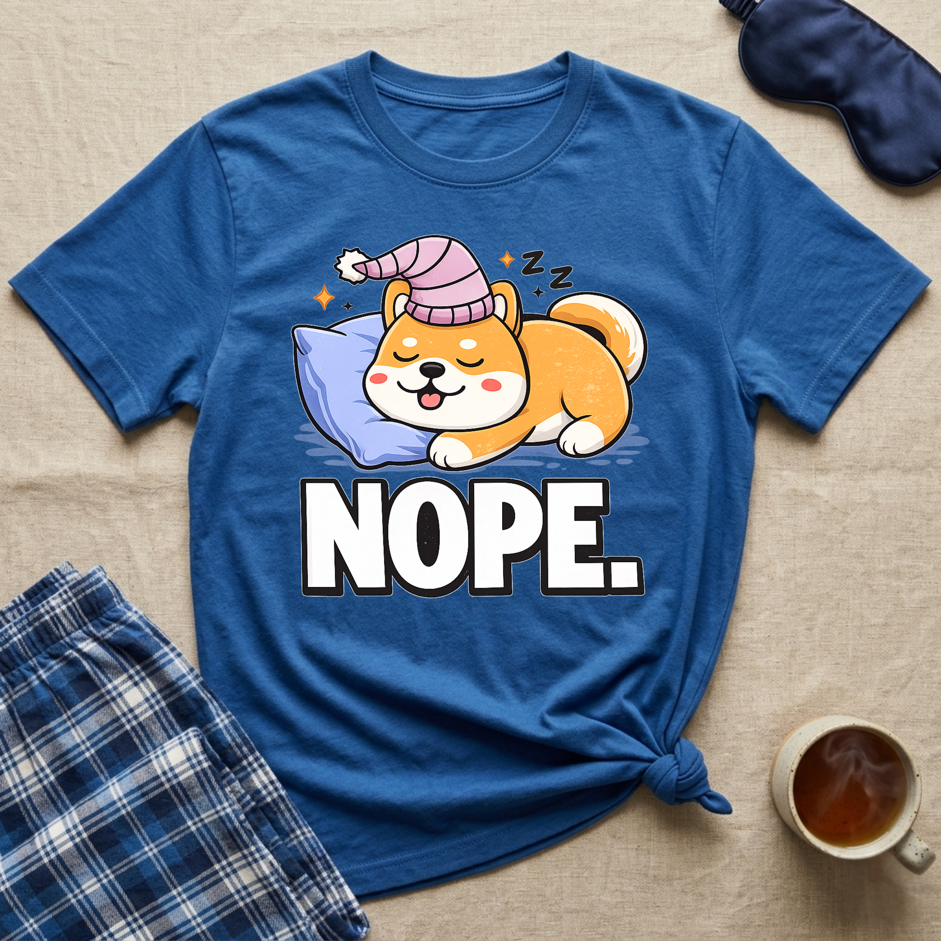 Tired Puppy Pillow T-Shirt