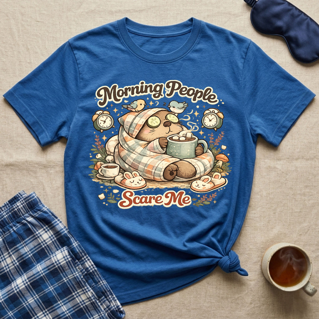 Morning People Scare Me T-Shirt