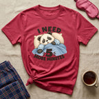 I Need 5 More Minutes Sleepy Panda T-Shirt