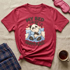 My Bed Is My Happy Place Sleepy Panda T-Shirt