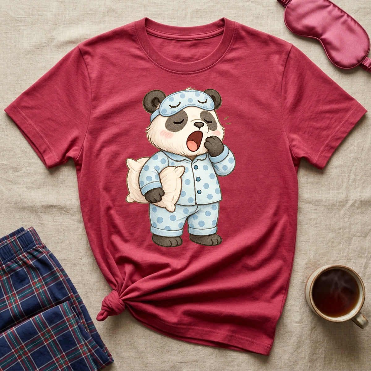 Sleepy Eyemask Panda T-Shirt