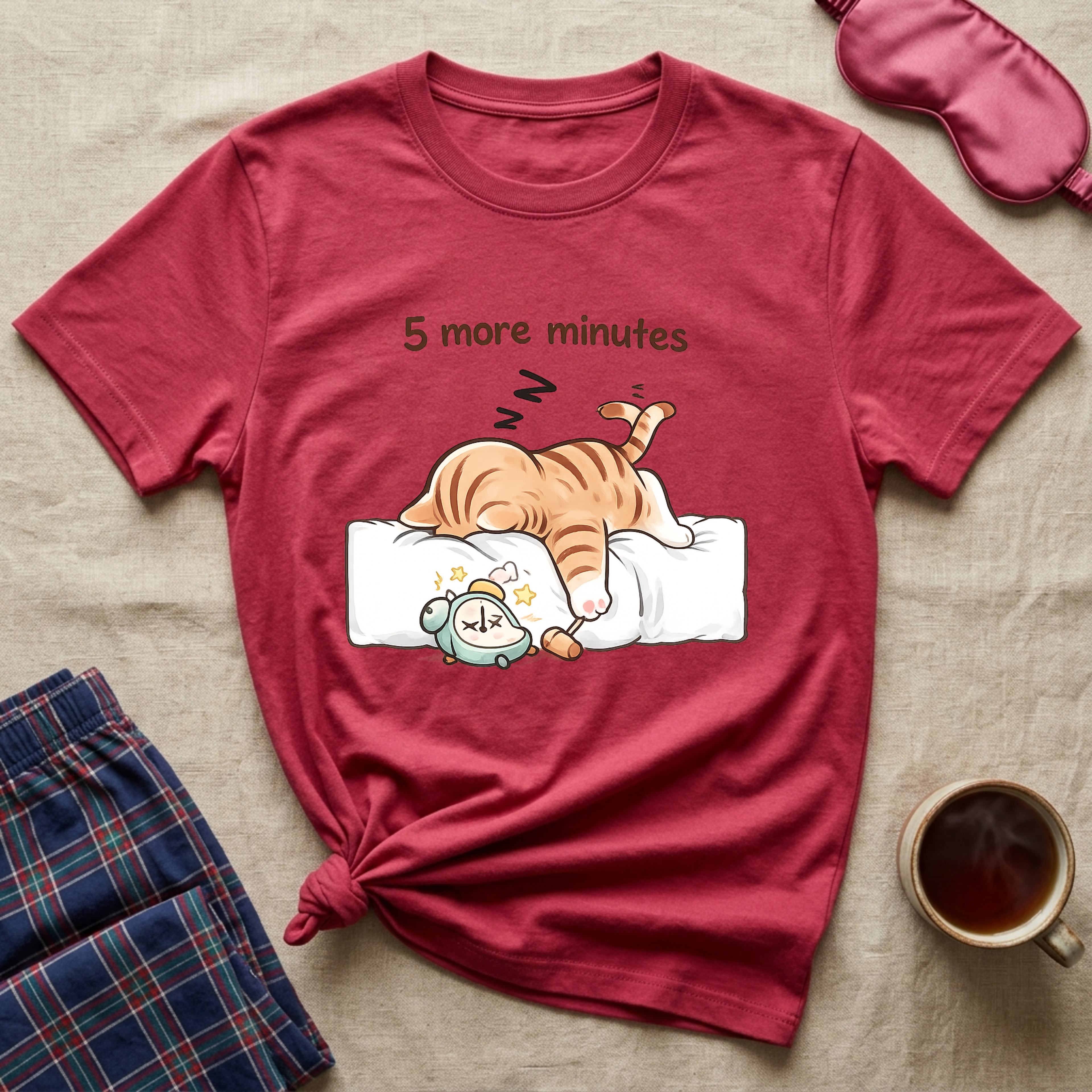 5 More Minutes Sleepy T-Shirt