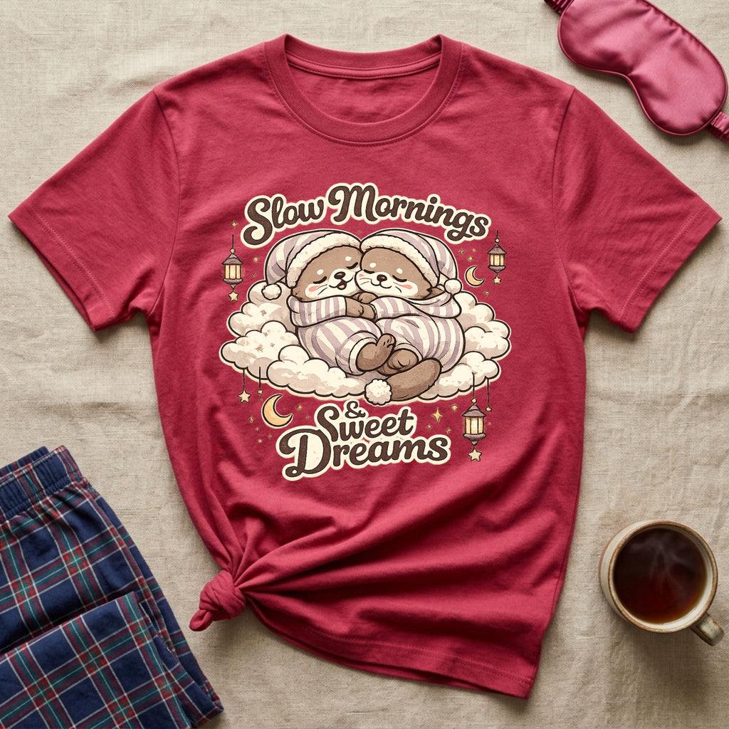 Slow Mornings Sloth T-Shirt