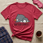 Empty Battery Penguin T-Shirt