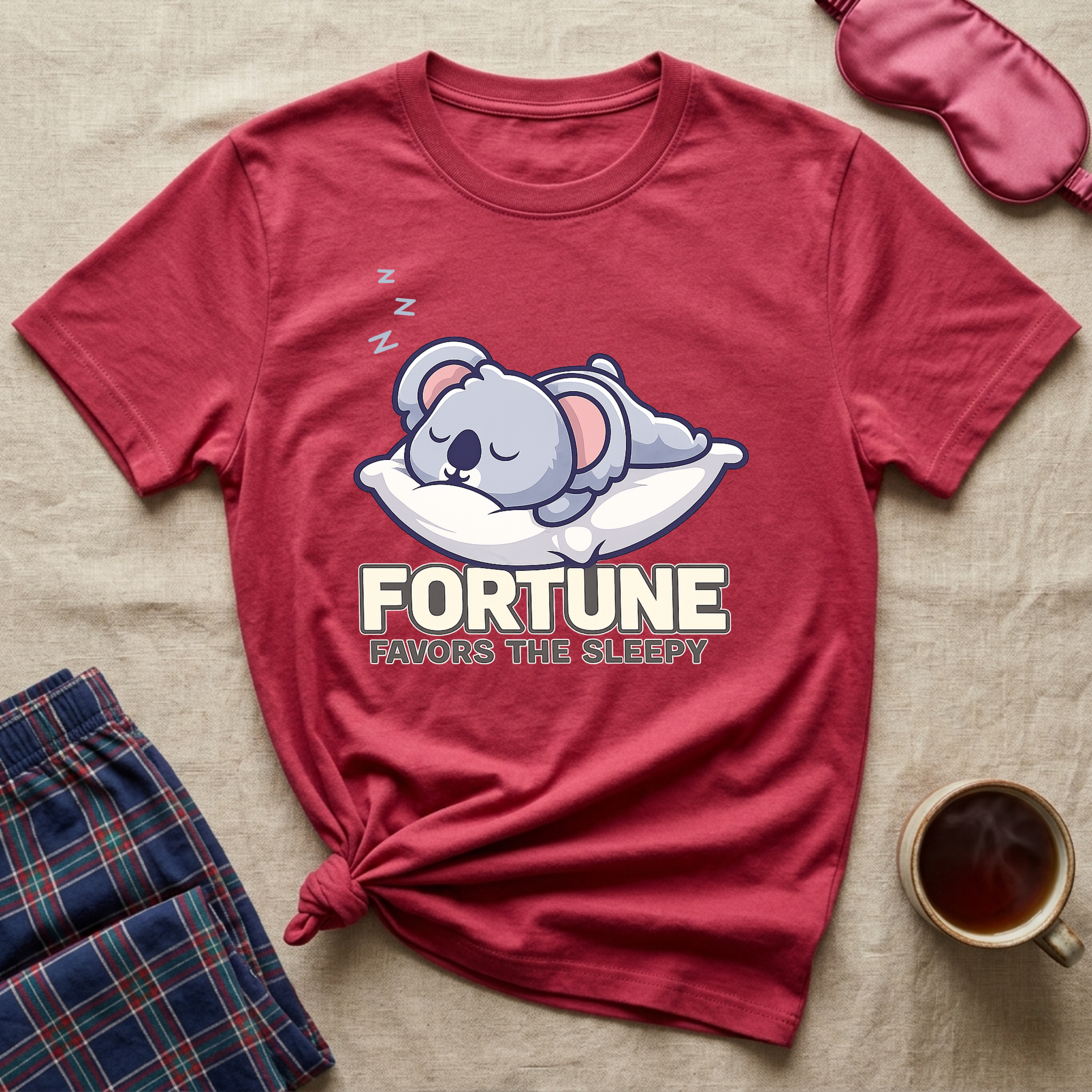 Fortune Favors The Sleepy T-Shirt