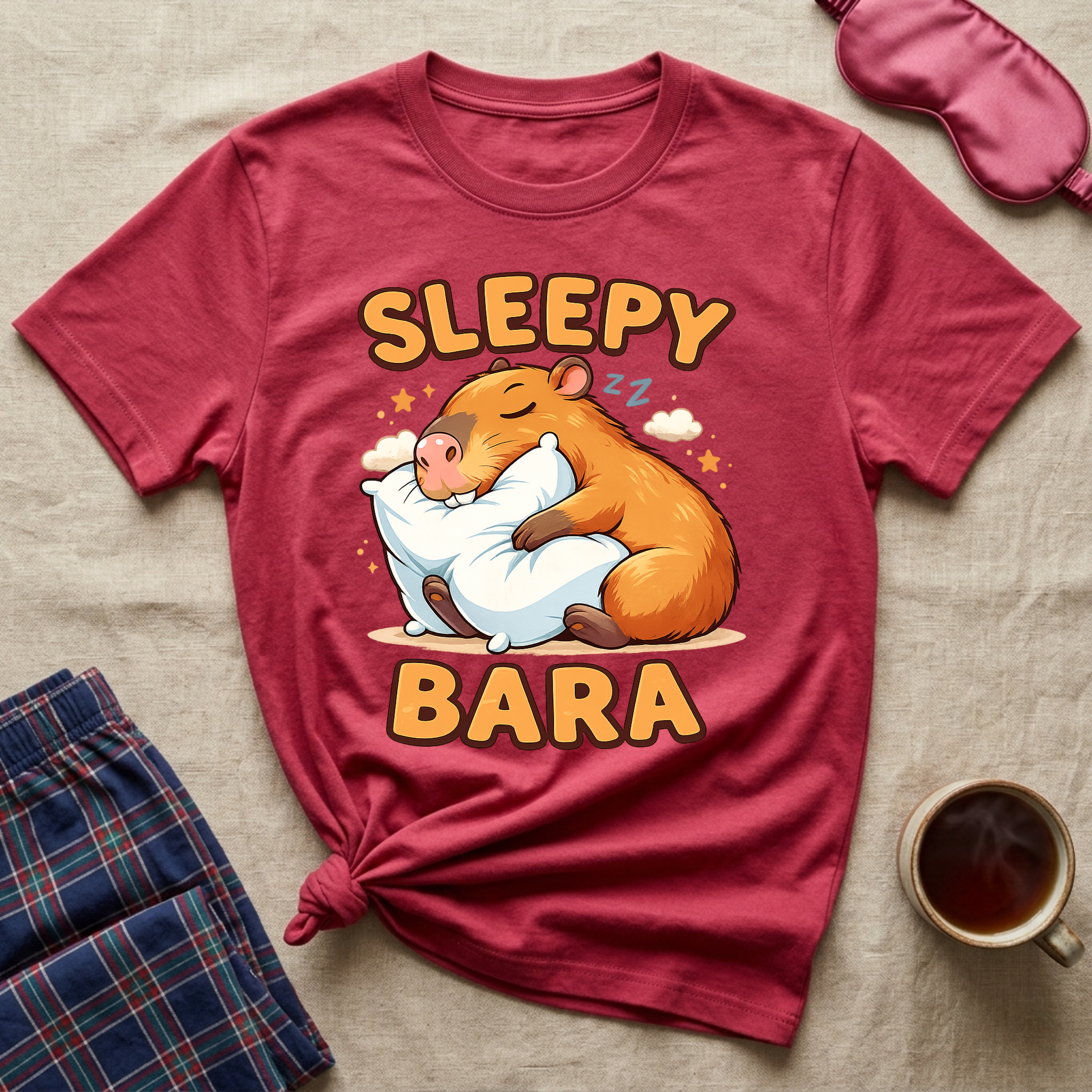 Sleepybara Pillow T-Shirt