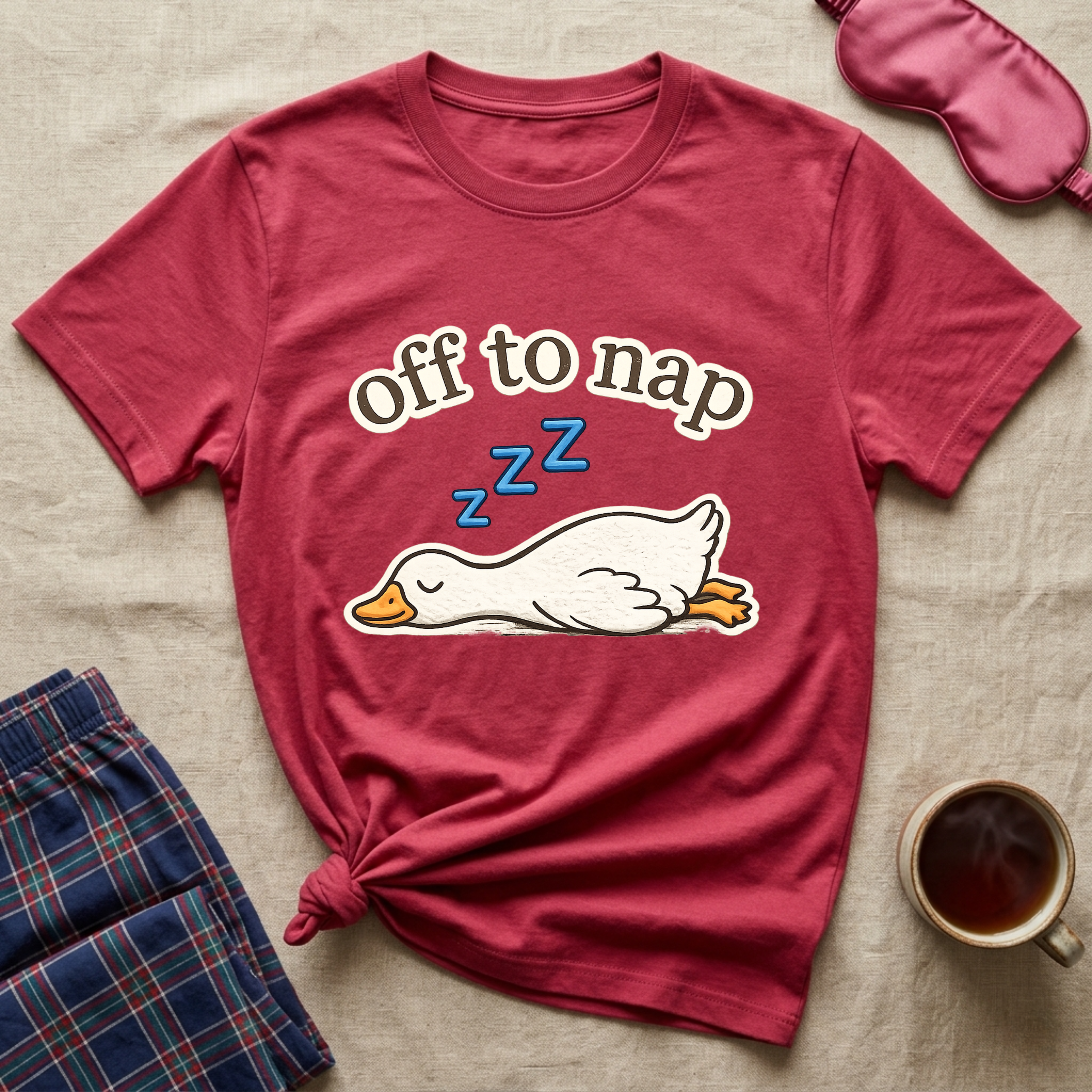 Off To Nap Goose T-Shirt