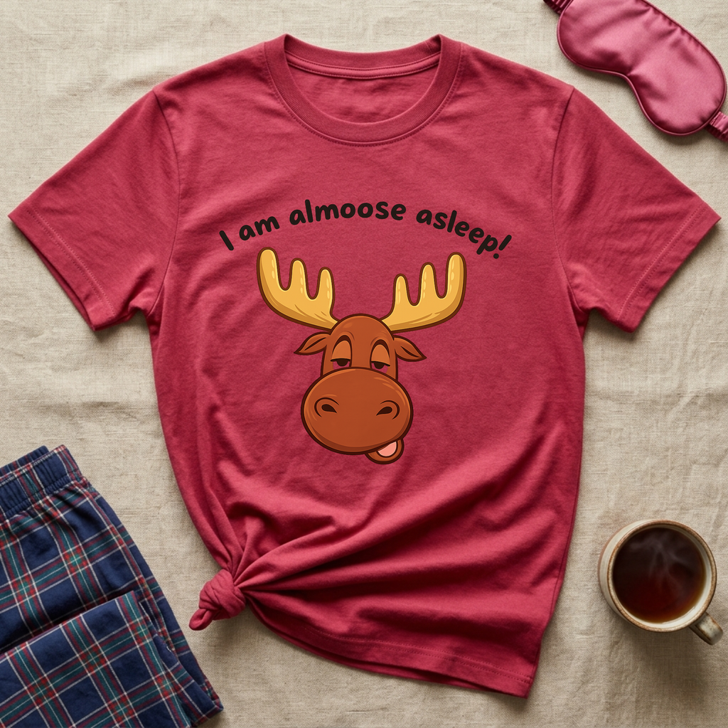 Almoose Asleep T-Shirt