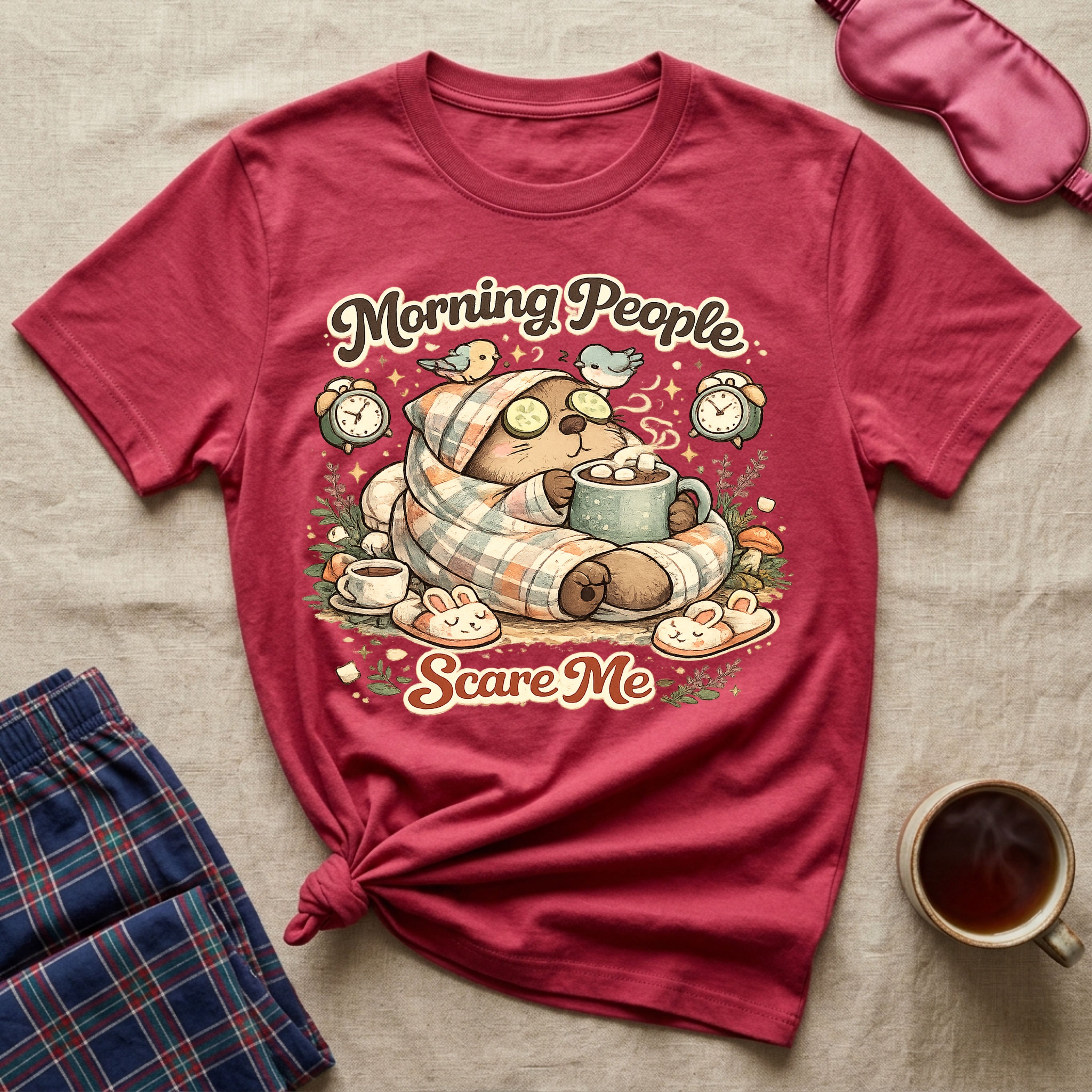 Morning People Scare Me T-Shirt