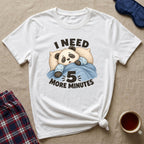 I Need 5 More Minutes Sleepy Panda T-Shirt