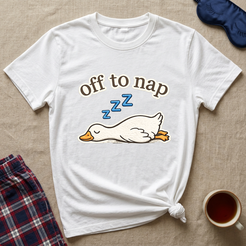 Off To Nap Goose T-Shirt