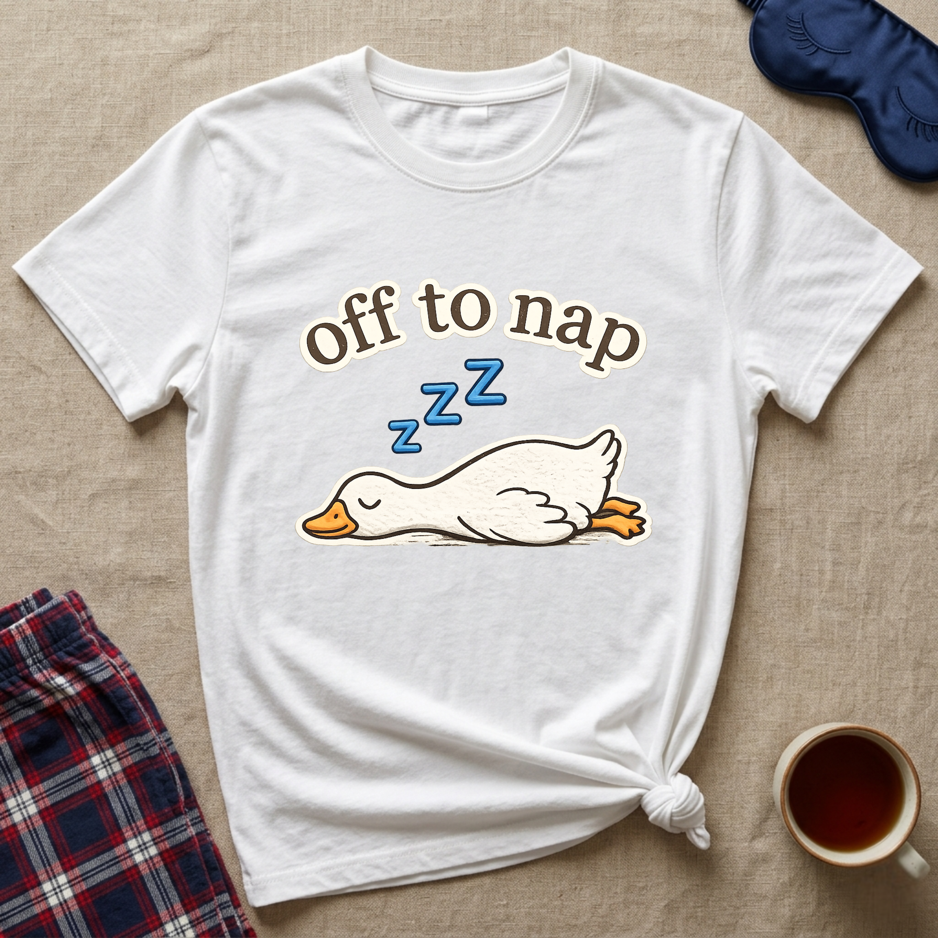 Off To Nap Goose T-Shirt