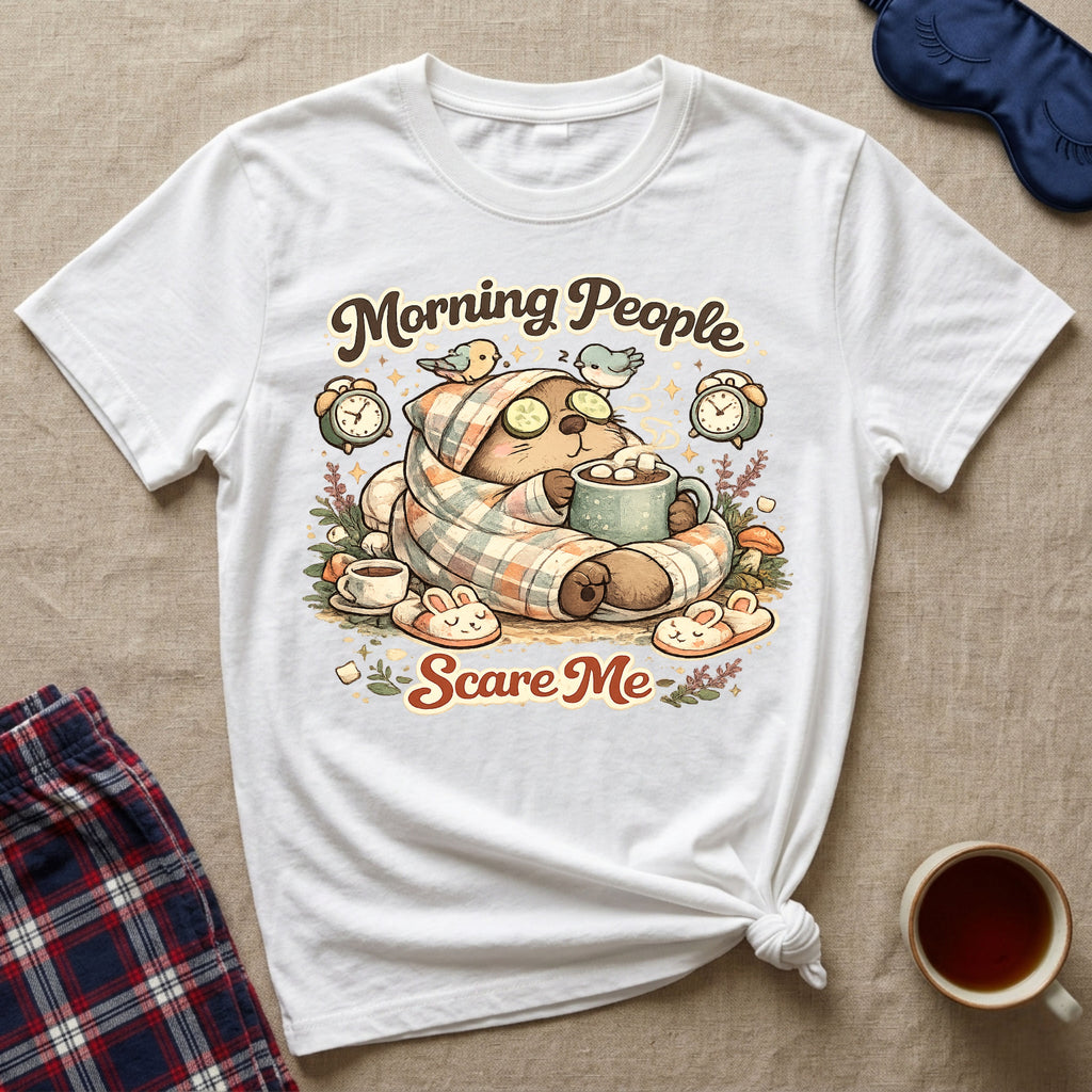 Morning People Scare Me T-Shirt