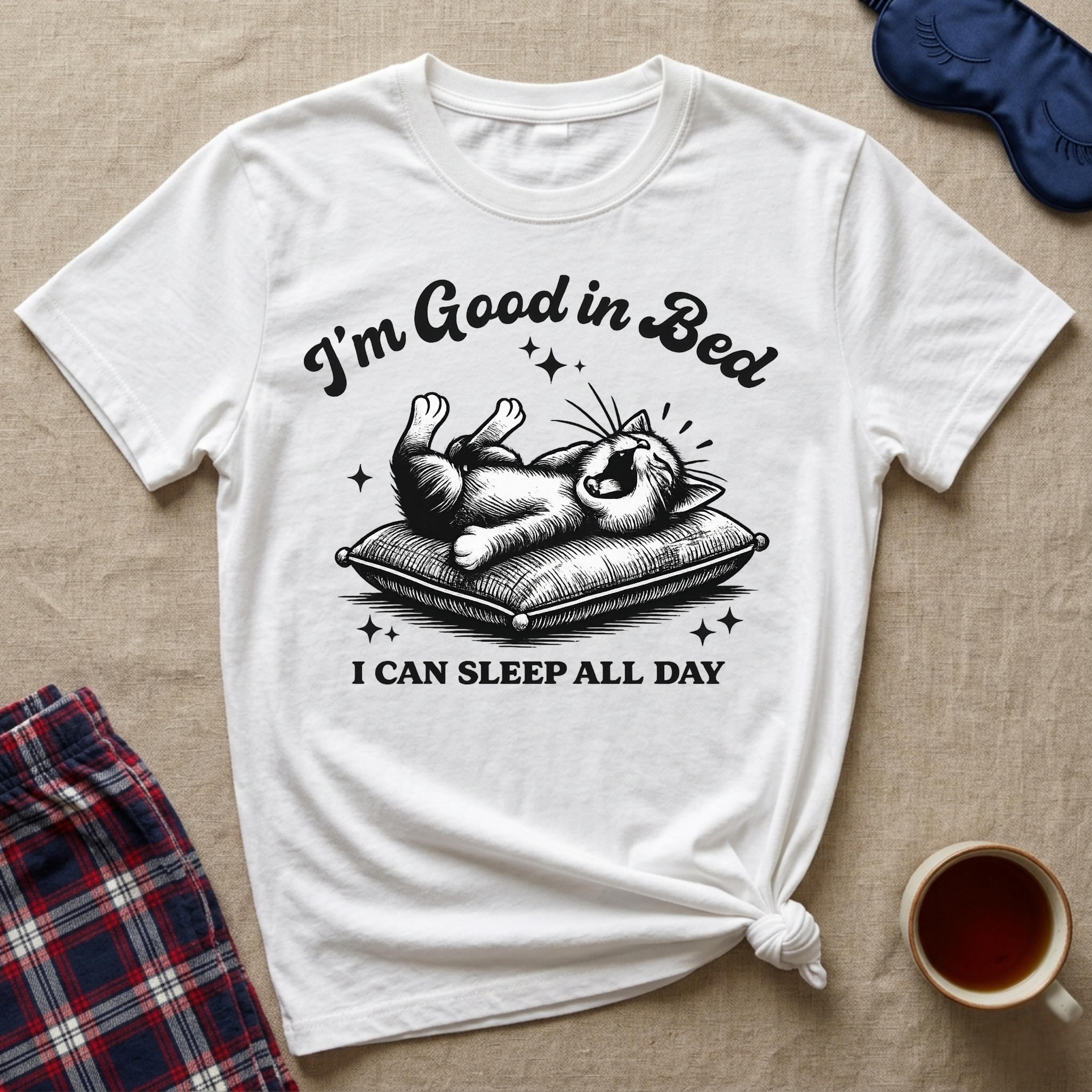 I'm Good In Bed Kitty T-Shirt
