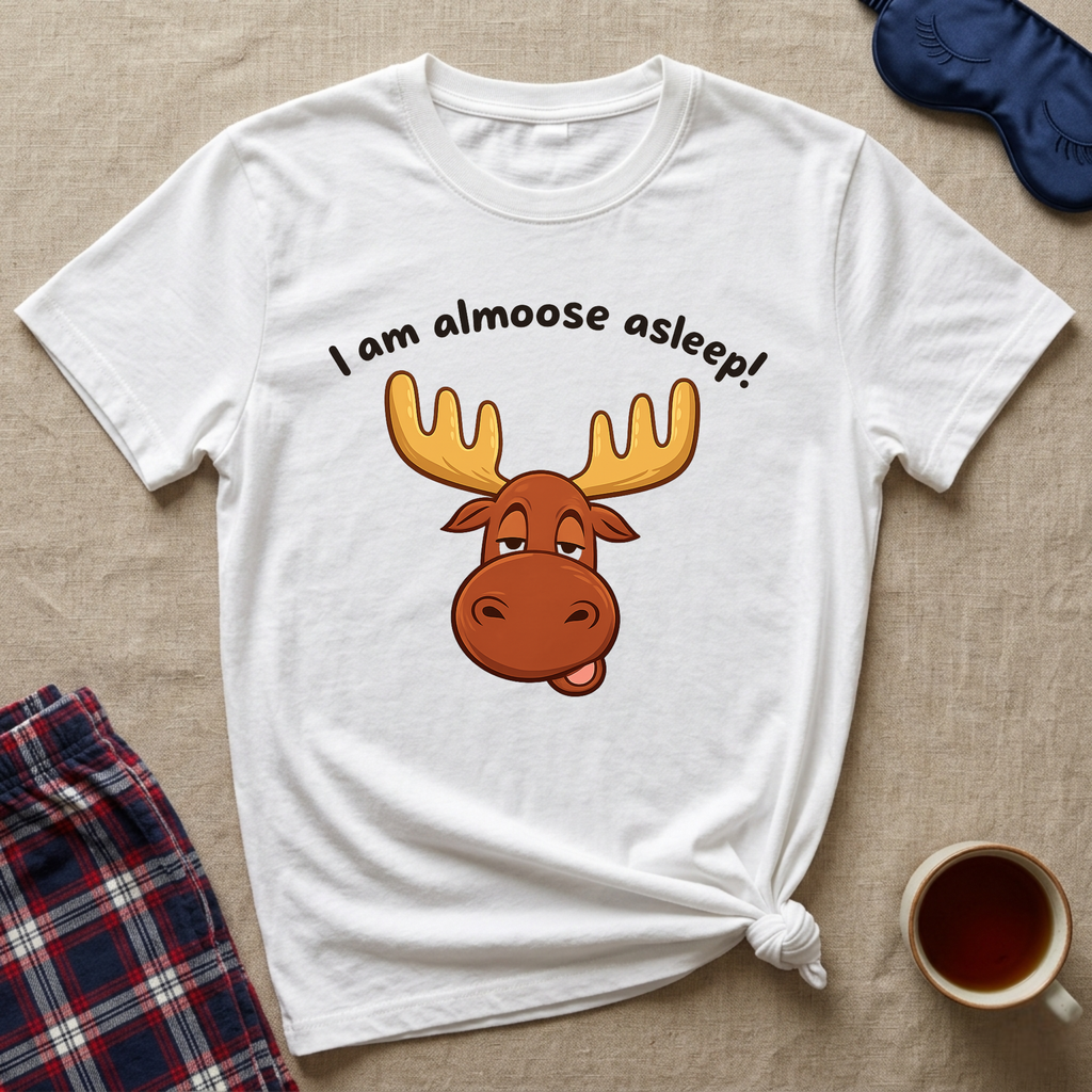 Almoose Asleep T-Shirt