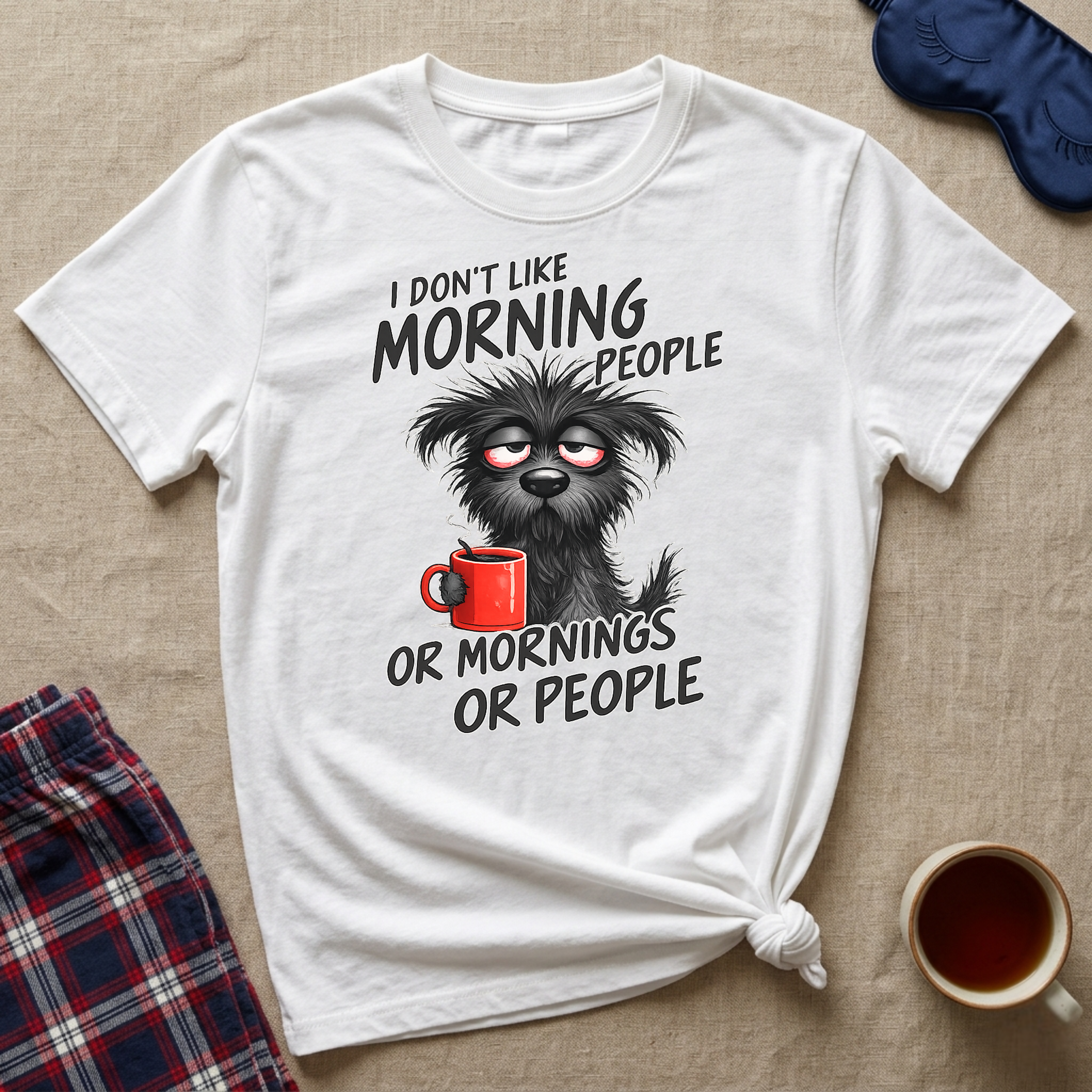 I Don't Like Morning People T-Shirt