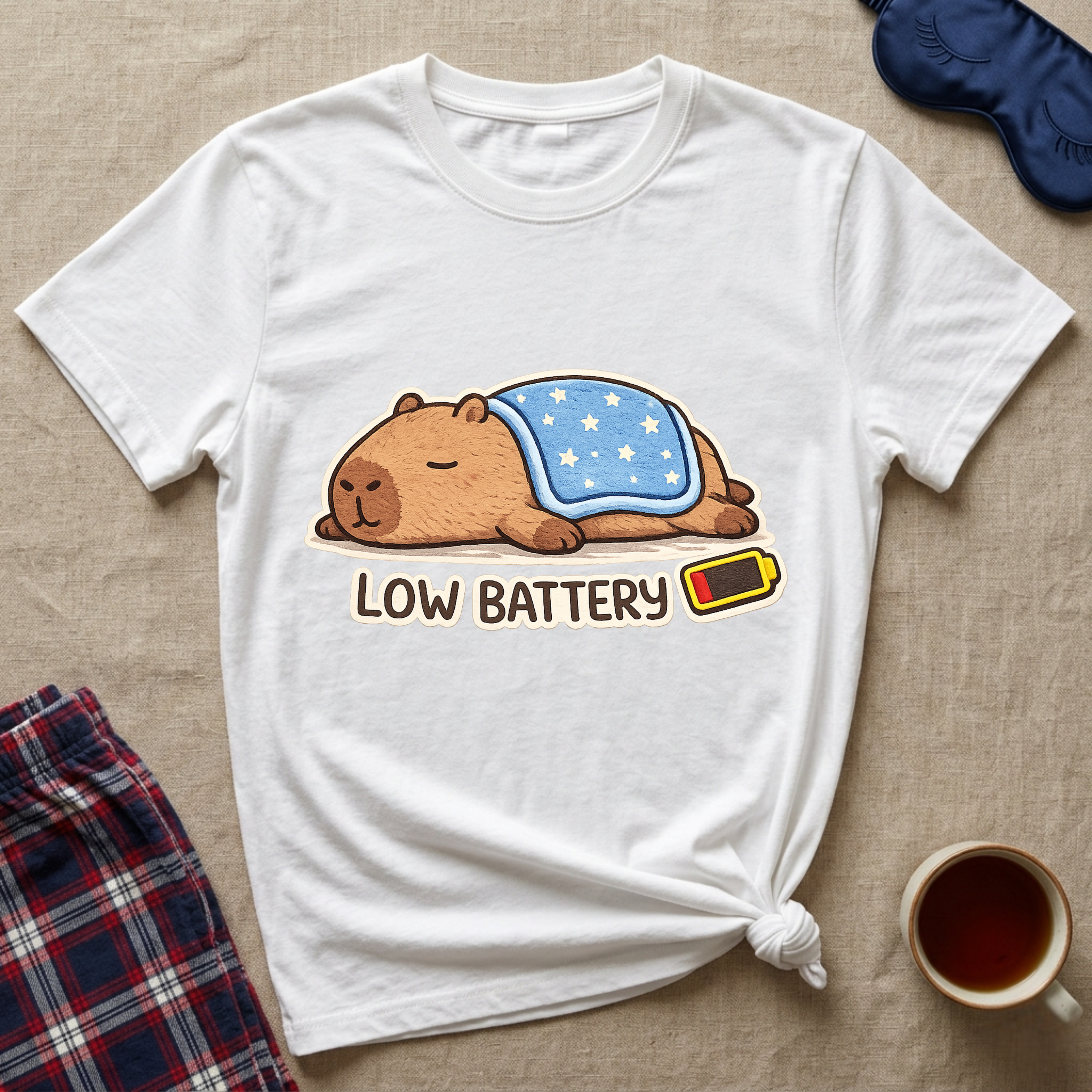 Low Battery Otter T-Shirt
