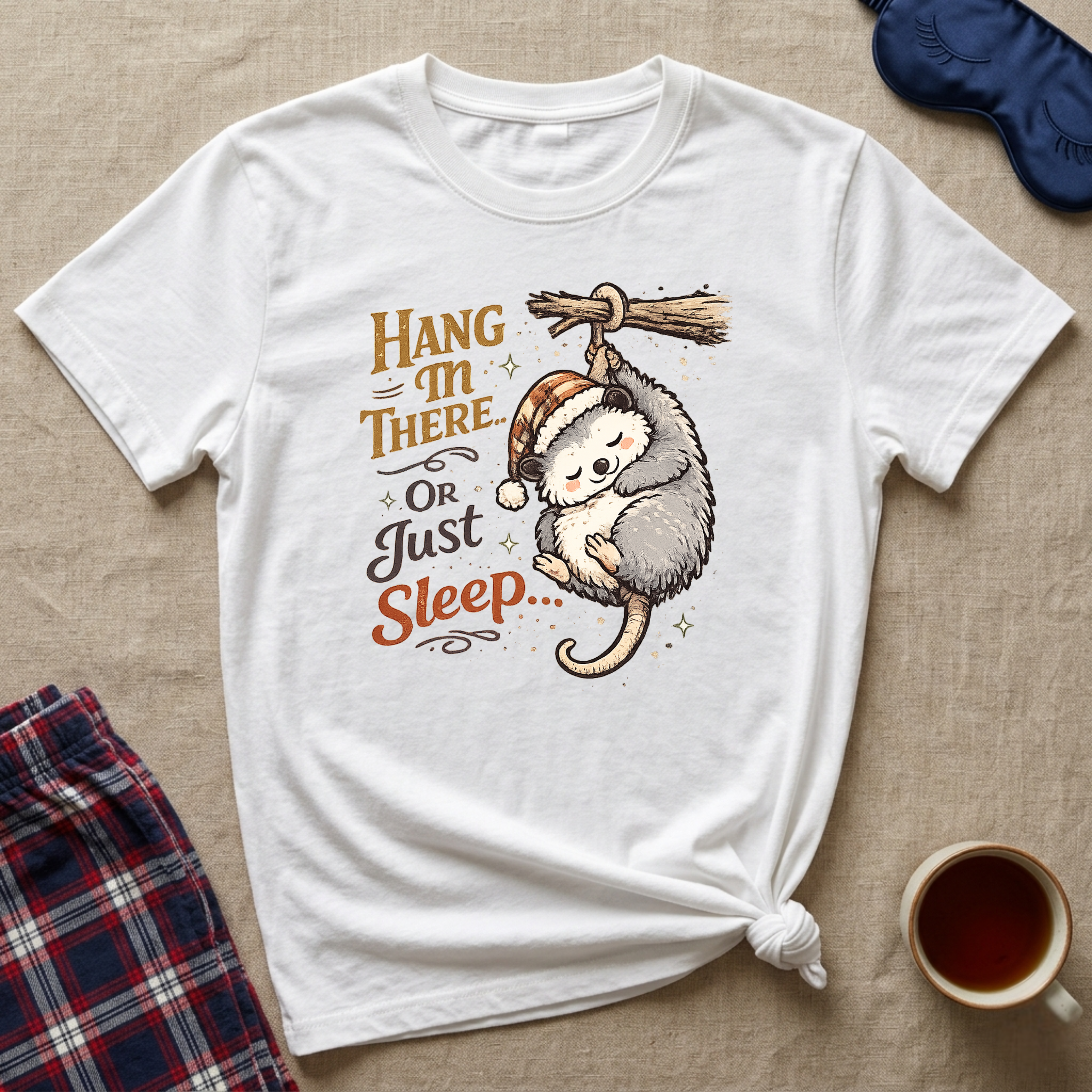 Hang In There Sleepy T-Shirt