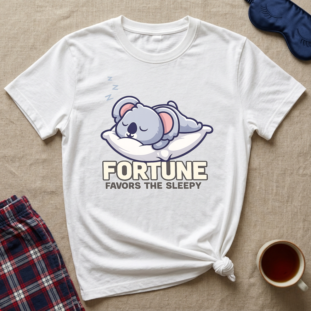 Fortune Favors The Sleepy T-Shirt