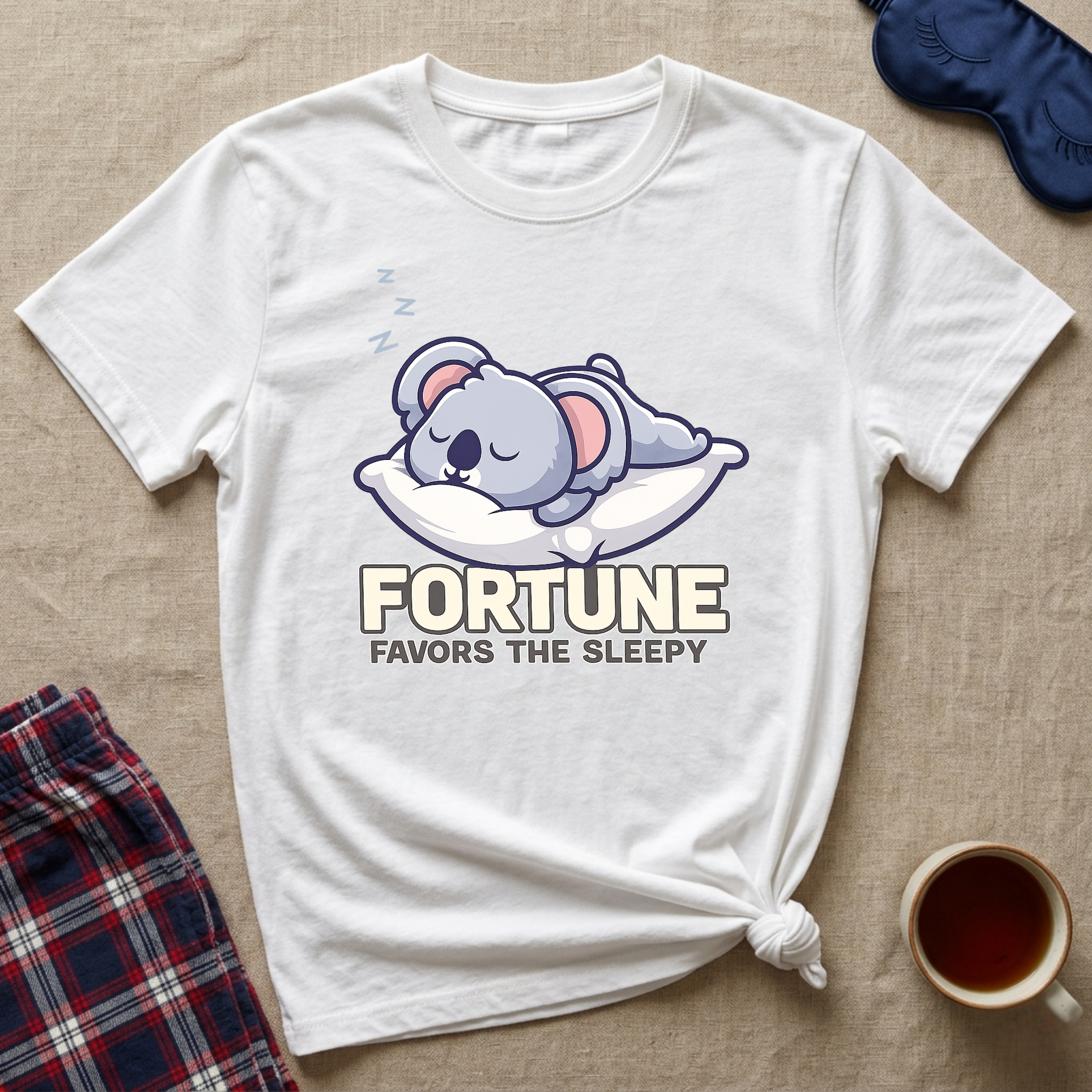 Fortune Favors The Sleepy T-Shirt